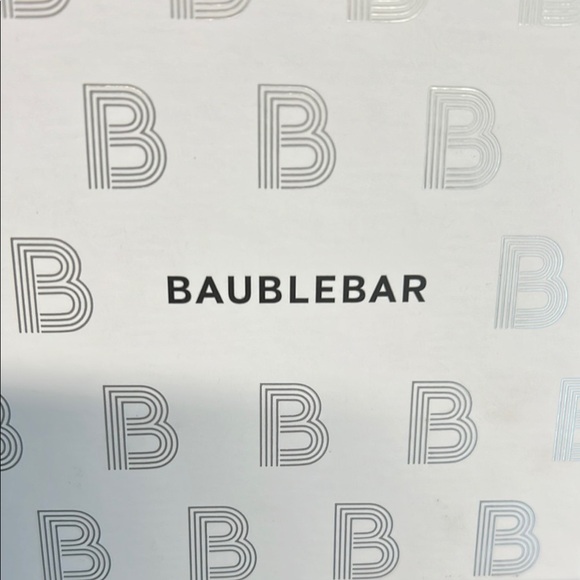 BaubleBar Gold Heart Calculator Earrings “Hello” - Picture 2 of 6